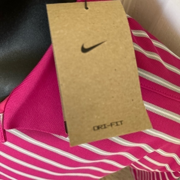 Nike Dri-FIT Victory Men's Striped Golf Polo size large L DH0835 621 - Picture 4 of 5